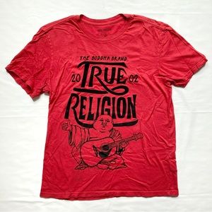 Red True Religion T Shirt